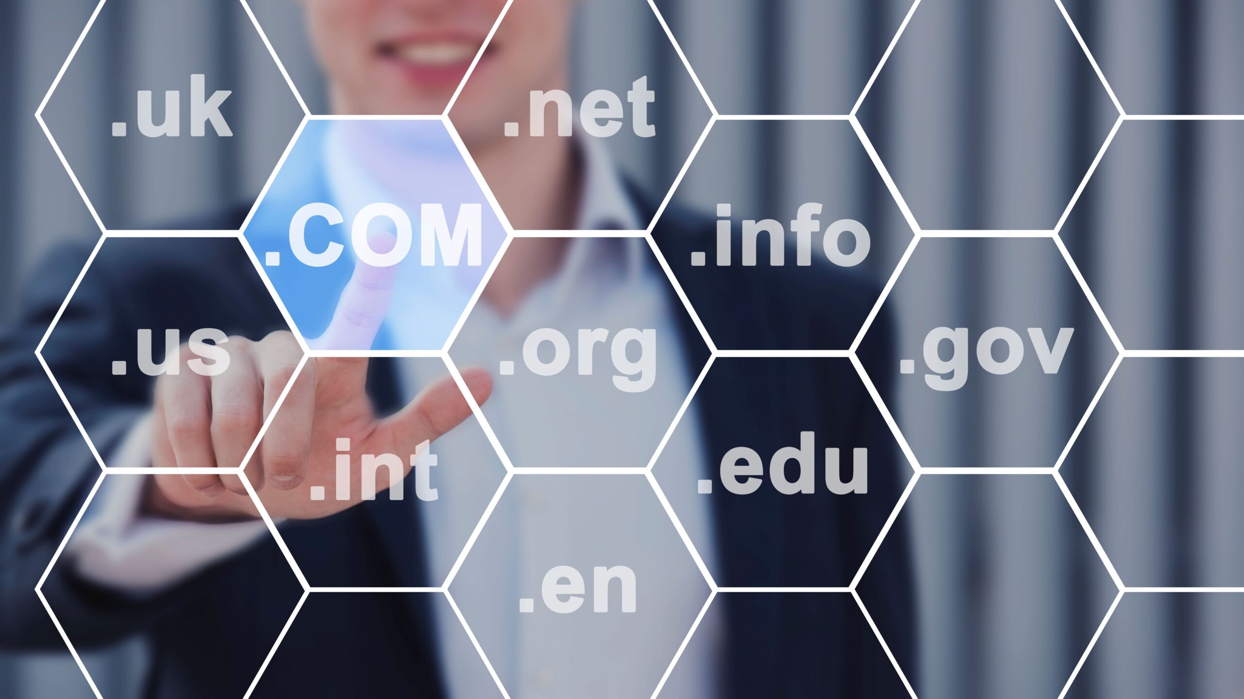 Vizuelni prikaz procesa registracije domena – digitalna infrastruktura i IT identitet na ekranu